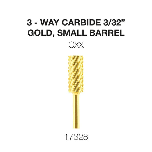 Cre8tion 3-Way Carbide Gold, Small Barrel 3/32" CXX