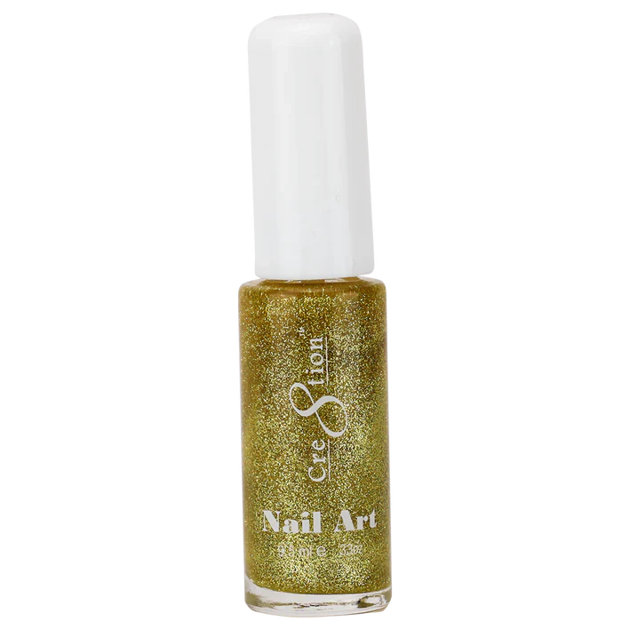 Cre8tion Detailing Nail Art Lacquer 0.25oz 04 Gold Glitter