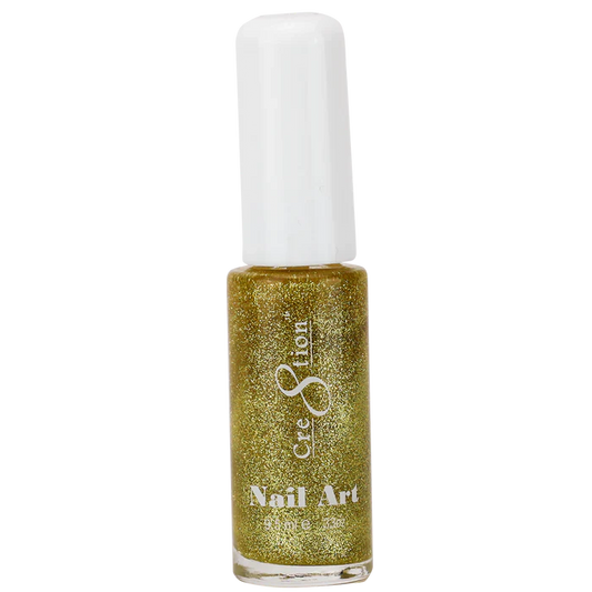 Cre8tion Detailing Nail Art Lacquer 0.25oz 04 Gold Glitter