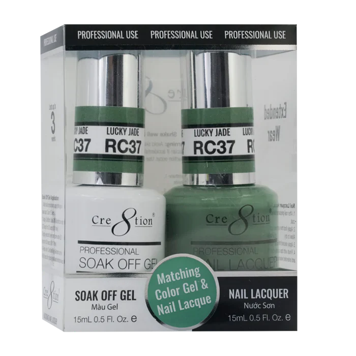 Cre8tion Soak Off Gel Matching Pair Rustic Collection 0.5oz RC37