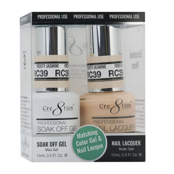 Cre8tion Soak Off Gel Matching Pair Rustic Collection 0.5oz RC39