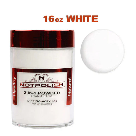 NotPolish Matching Powder - OG02 White 16oz