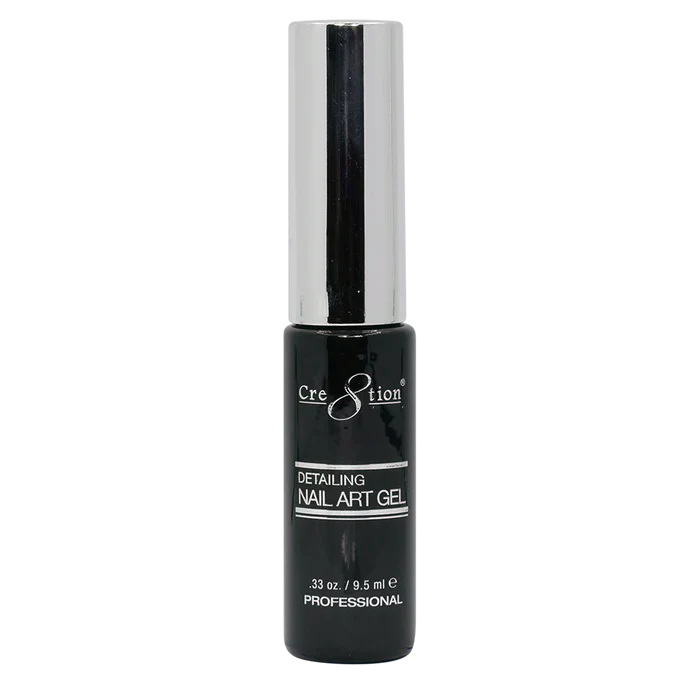 Cre8tion Detailing Nail Art Gel 0.33oz 01 Black