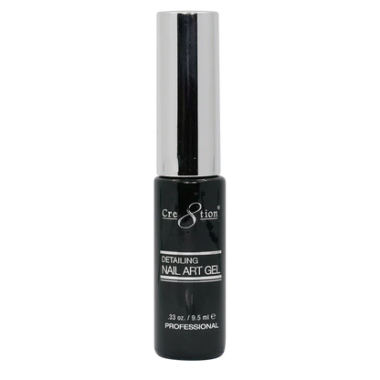 Cre8tion Detailing Nail Art Gel 0.33oz 01 Black