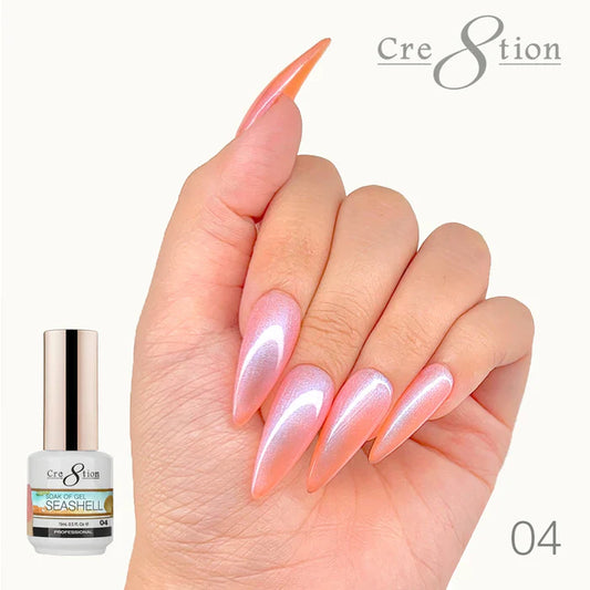 Cre8tion Soak Off Gel Seashell 0.5oz 04