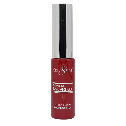 Cre8tion Detailing Nail Art Gel 0.33oz 03 Red