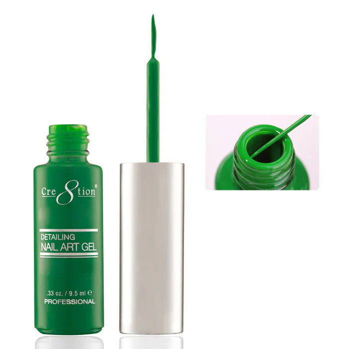 Cre8tion Detailing Nail Art Gel 0.33oz 05 Green