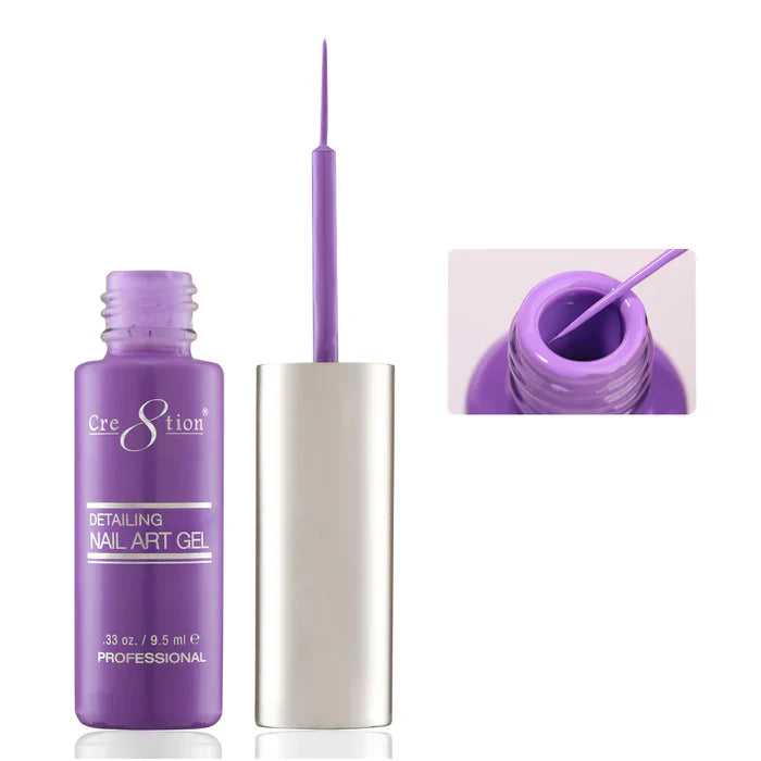 Cre8tion Detailing Nail Art Gel 0.33oz 06 Lavender