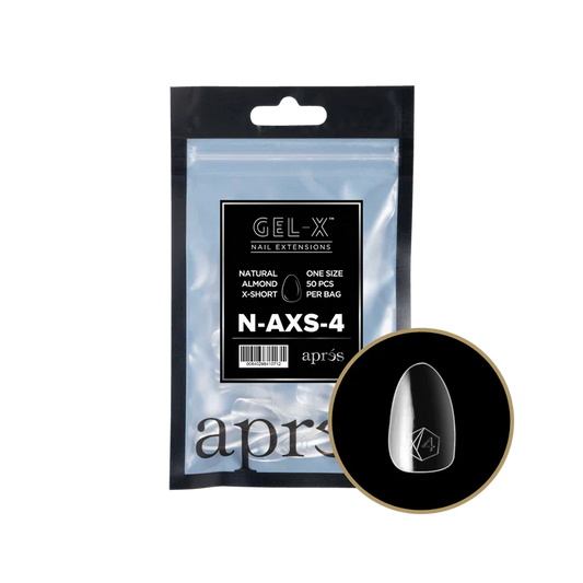 Apres Gel-X Tips 2.0 - NATURAL Almond Refill Bag - AXS #4