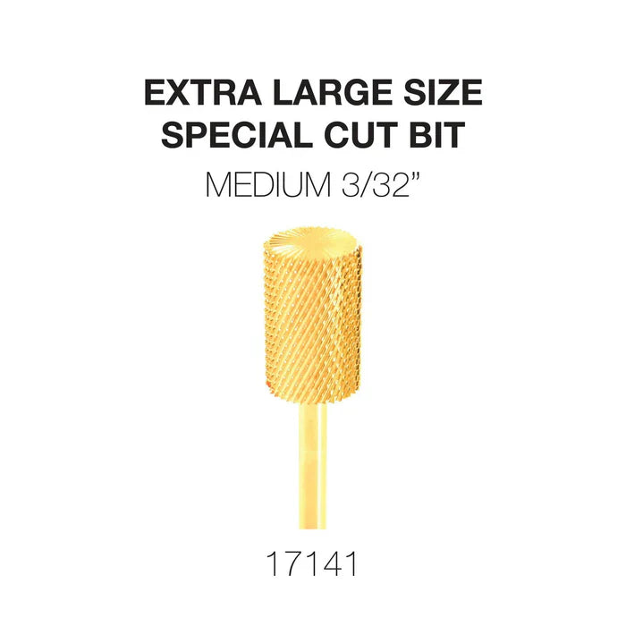 Cre8tion Extra Large Size - Special Cut Bit 3/32" Gold Medium