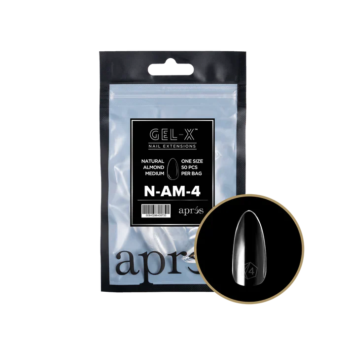 Apres Gel-X Tips 2.0 - NATURAL Almond Refill Bag - AM #4