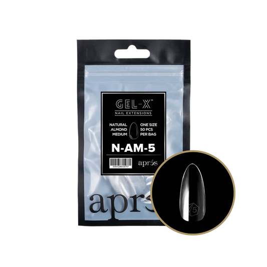 Apres Gel-X Tips 2.0 - NATURAL Almond Refill Bag - AM #5