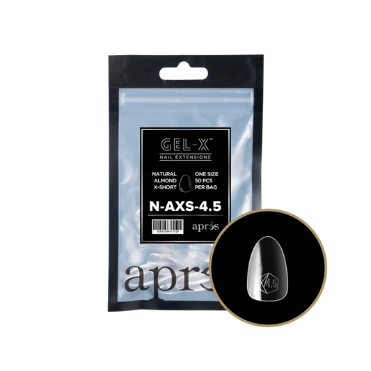 Apres Gel-X Tips 2.0 - NATURAL Almond Refill Bag - AXS #4.5