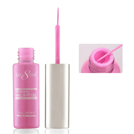 Cre8tion Detailing Nail Art Gel 0.33oz 09 Pink