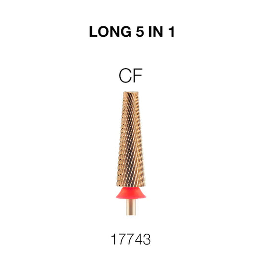 Cre8tion Nail Filing Bit Long 5 in 1 3/32" CF