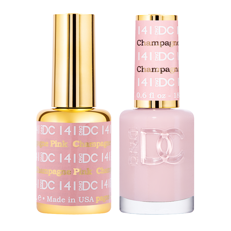 DND DC Duo Gel - #141  PINK CHAMPAGNE