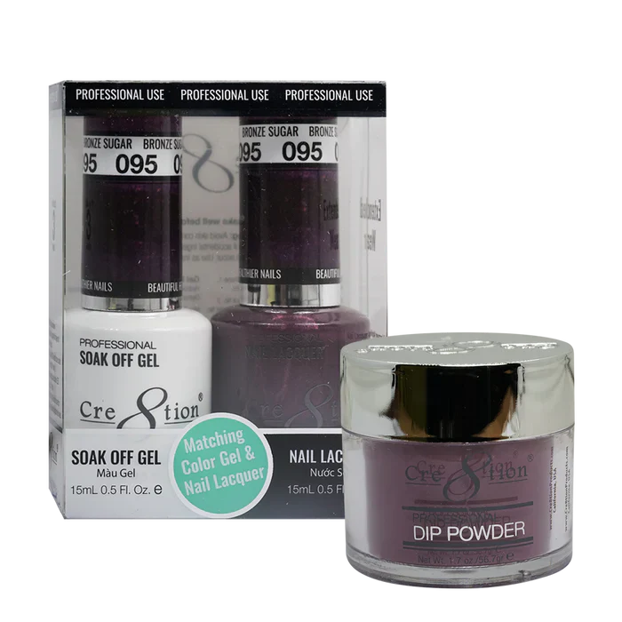 Cre8tion Trio Matching Colors (3pc) - 095 Acai Berry