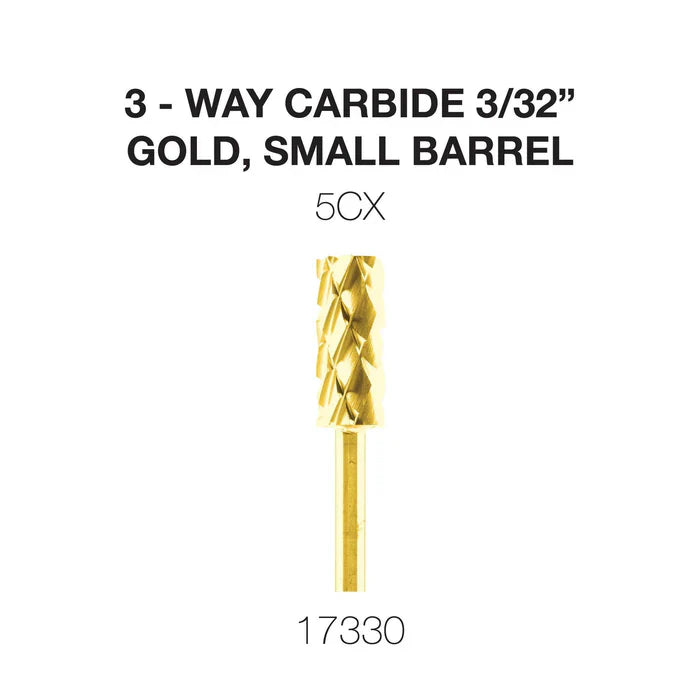 Cre8tion 3-Way Carbide Gold, Small Barrel 3/32" 5CX