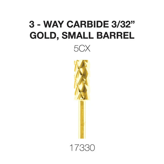 Cre8tion 3-Way Carbide Gold, Small Barrel 3/32" 5CX