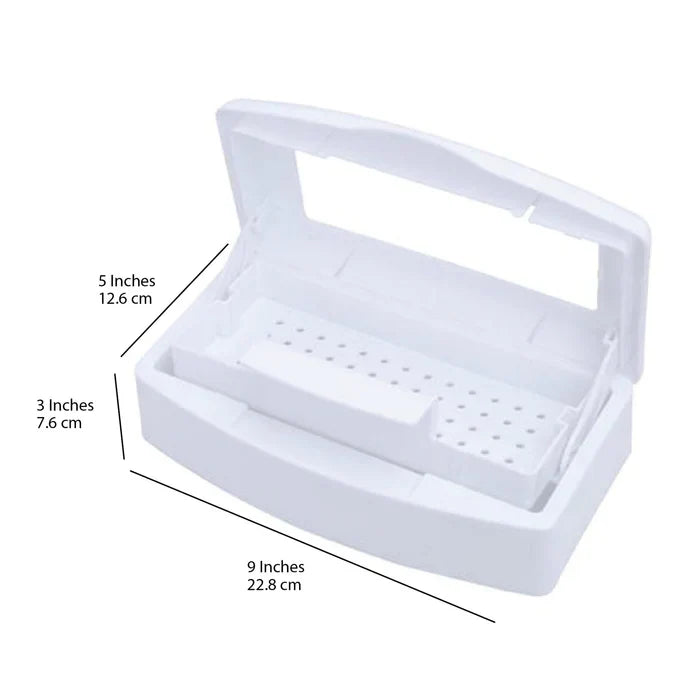 Cre8tion White Sterilizer Box- Transparent Cover