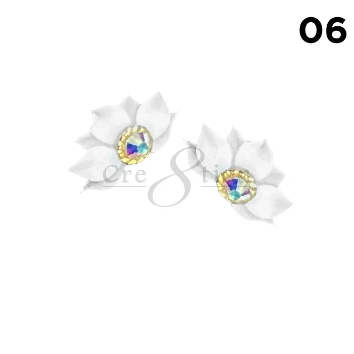 Cre8tion Handmade Acrylic flowers 2 pcs - 06