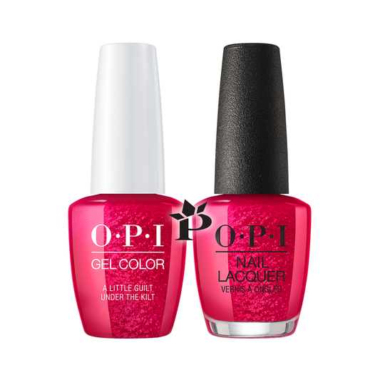 OPI Duo #  U12 - A Little Guilt Under the Kilt