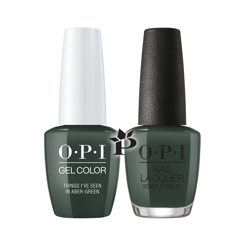 OPI Duo #  U15 - Things I've Seen in Aber-Green