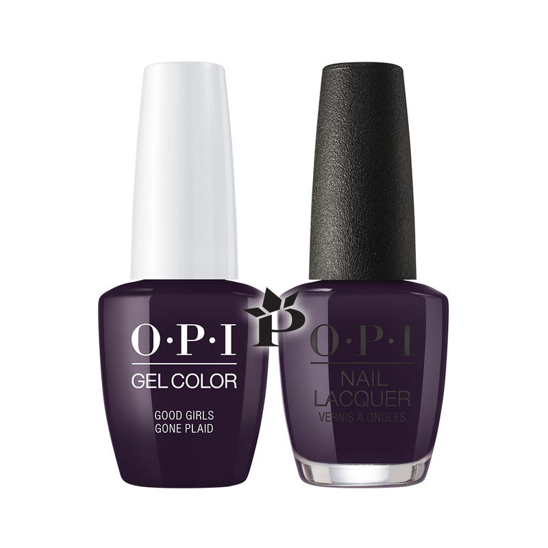 OPI Duo #  U16 - Good Girls Gone Plaid