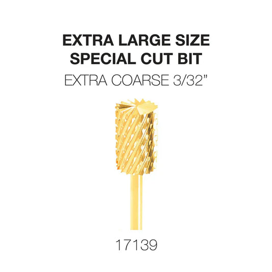 Cre8tion Extra Large Size - Special Cut Bit 3/32" Gold Extra Coarse