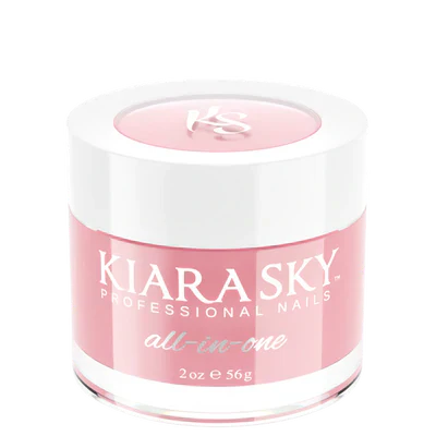 Kiara Sky All In One - Acrylic Dip Powder - MEDIUM PINK - 2oz