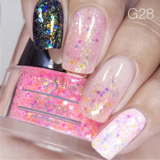 Cre8tion Nail Art Glitter 0.5oz - HERE’S THE SPRING AGAIN Collection #28