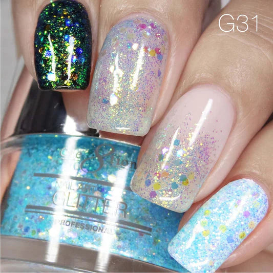 Cre8tion Nail Art Glitter 0.5oz - HERE’S THE SPRING AGAIN Collection #31