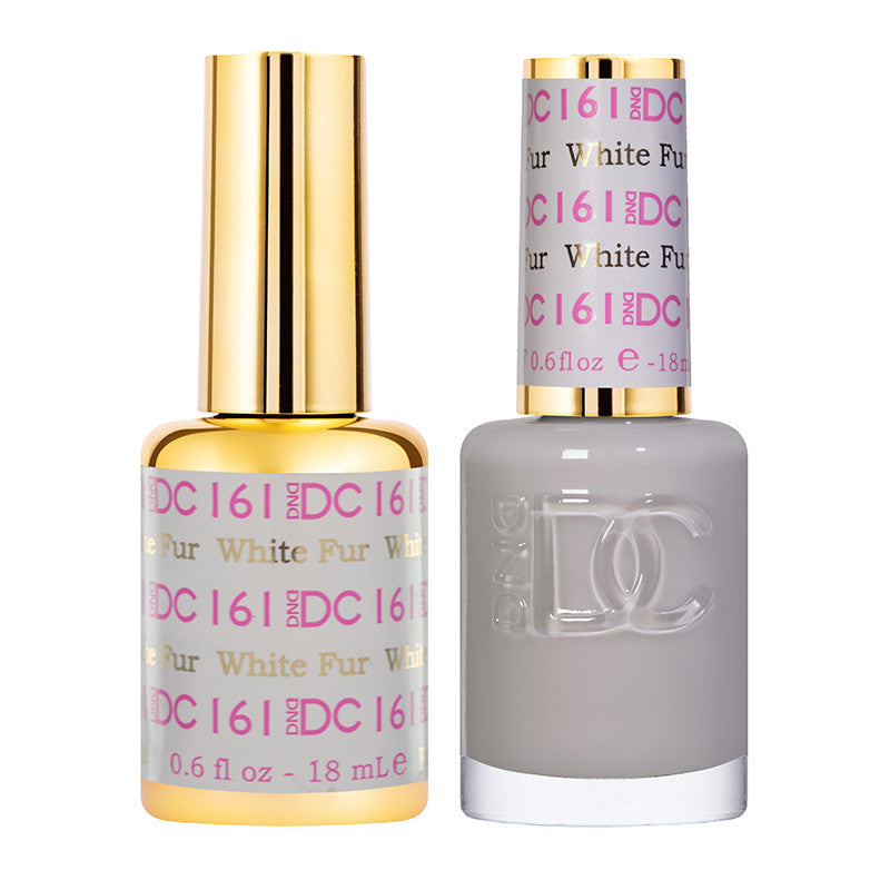 DND DC Duo Gel - #161 WHITE FUR