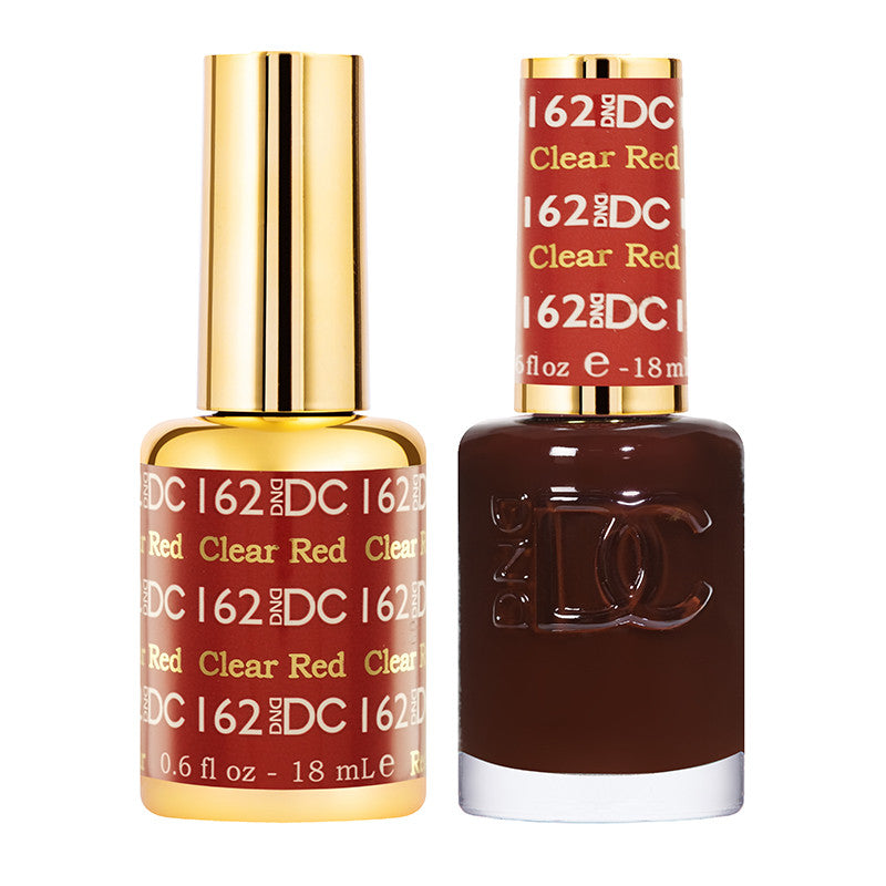 DND DC Duo Gel - #162 CLEAR RED