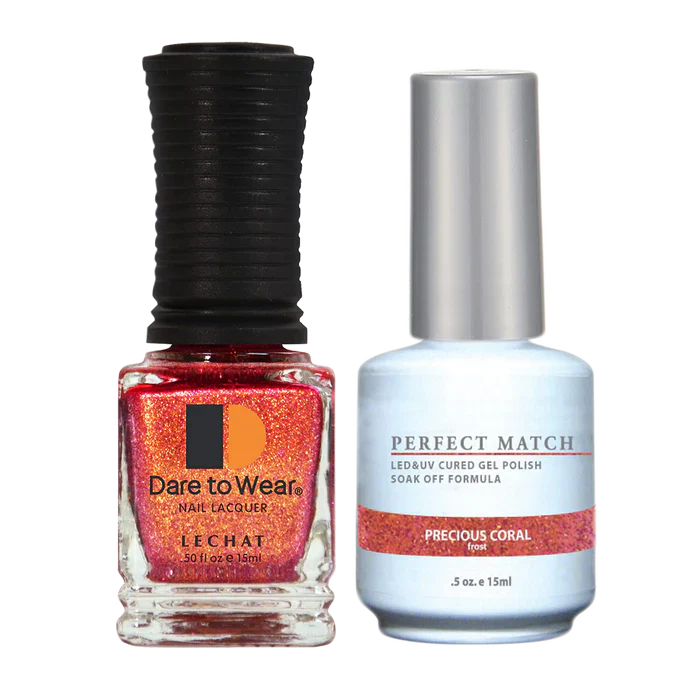 LeChat - Perfect Match - 124 Precious Coral (Gel & Lacquer) 0.5oz