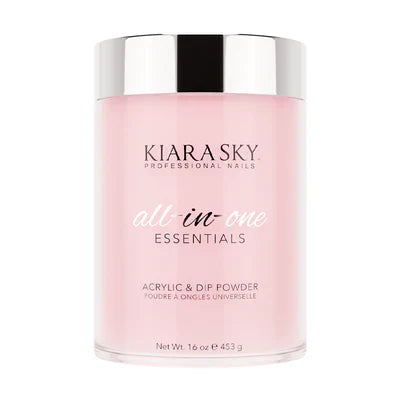 Kiara Sky All In One - Acrylic Dip Powder - MEDIUM PINK - 16oz