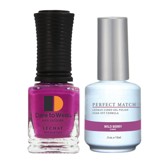 LeChat - Perfect Match - 131 Wild Berry (Gel & Lacquer) 0.5oz