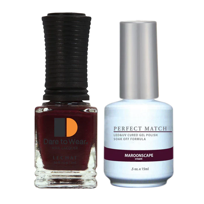 LeChat - Perfect Match - 132 Maroonscape (Gel & Lacquer) 0.5oz