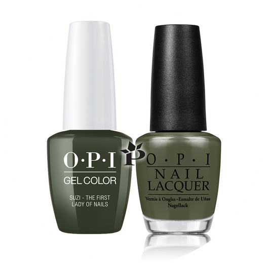 OPI Duo #  W55 - SUZI THE FIRST LADY OF NAILS