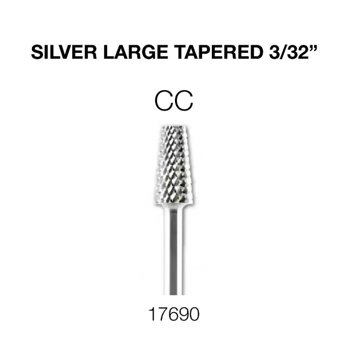 Cre8tion Silver Small Tapered 3/32" CC