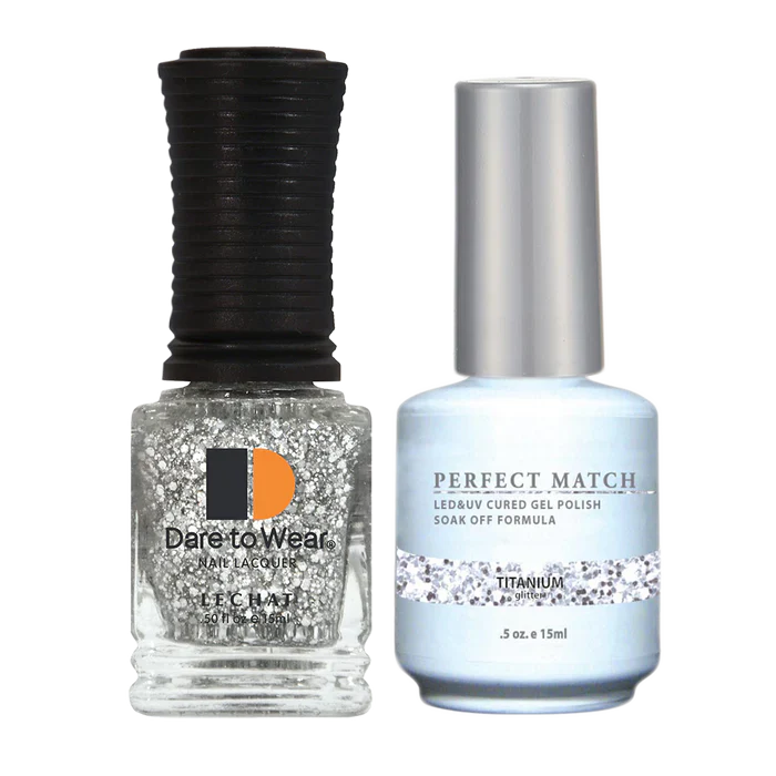 LeChat - Perfect Match - 134 Titanium (Gel & Lacquer) 0.5oz