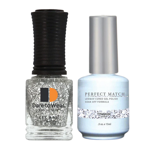 LeChat - Perfect Match - 134 Titanium (Gel & Lacquer) 0.5oz