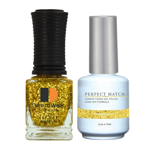 LeChat - Perfect Match - 135 Golden Bliss (Gel & Lacquer) 0.5oz