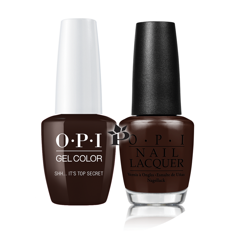 OPI Duo #  W61 - SHH IT'S TOP SECRET!