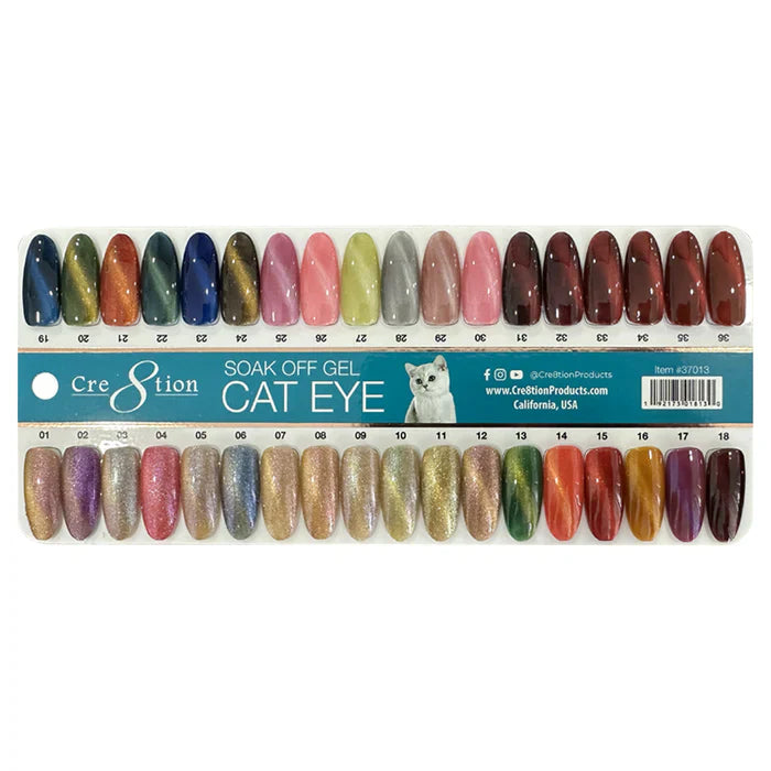 Cre8tion Color Chart - Cat Eye Board 1