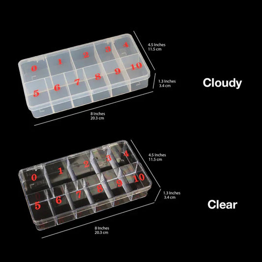 Cre8tion Empty 550 pc Plastic Tip Box Set