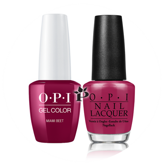 OPI Duo #  B78 - MIAMI BEET