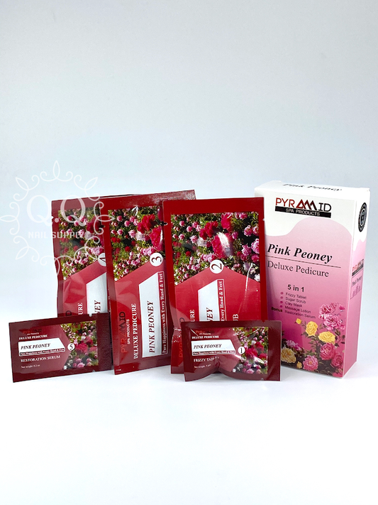 Pyramid Deluxe Pedicure 5 in 1 - Single Pack (9 Scents) - Pink Peoney