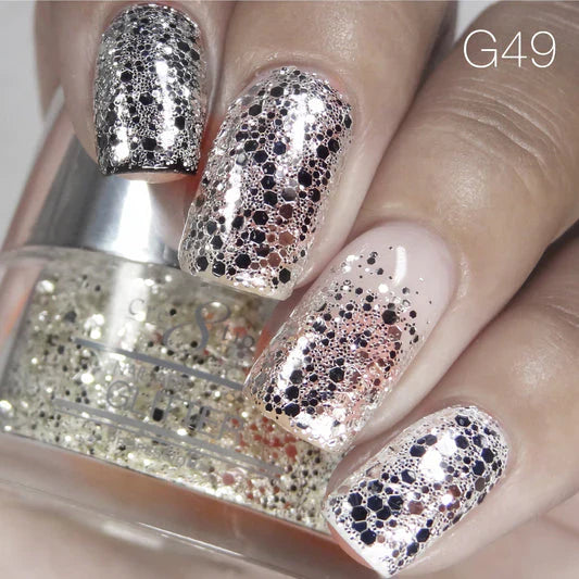 Cre8tion Nail Art Glitter 0.5oz - WINTER SPARKLING #49