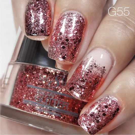 Cre8tion Nail Art Glitter 0.5oz - WINTER SPARKLING #55